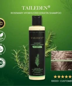 Økologisk rosmarin hårvækst shampoo