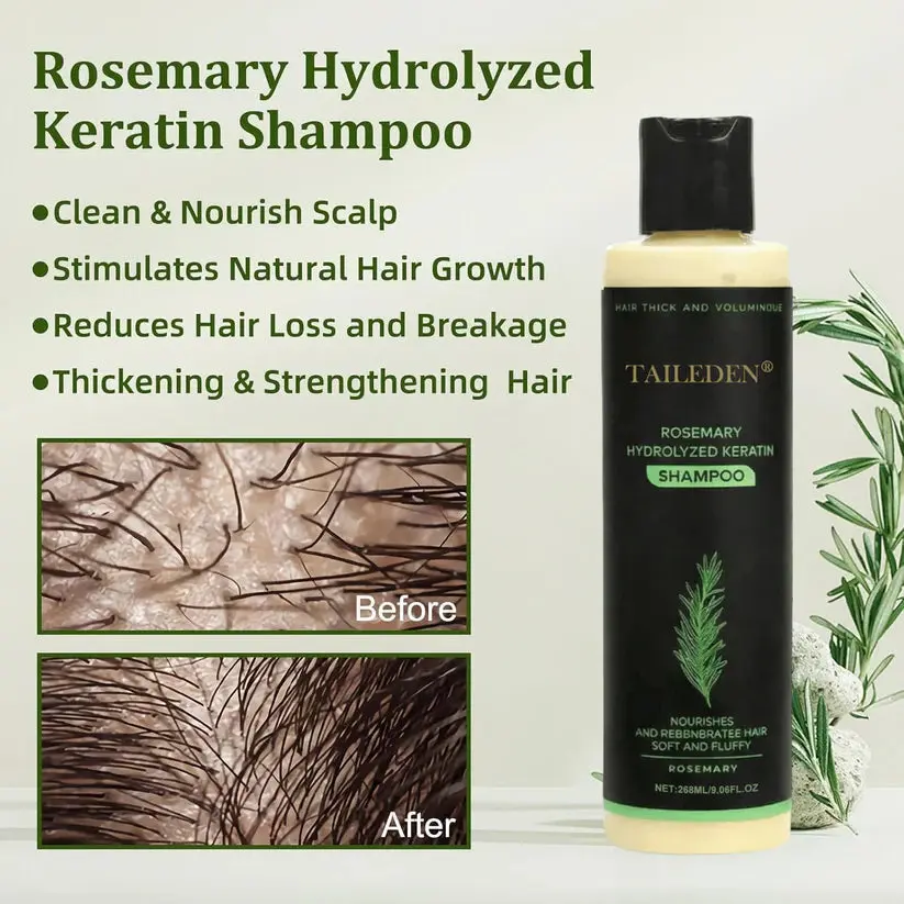 Økologisk rosmarin hårvækst shampoo - Image 10