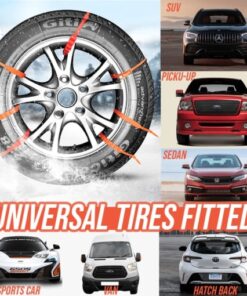 Anti-skrid kabelbindere til køretøjer