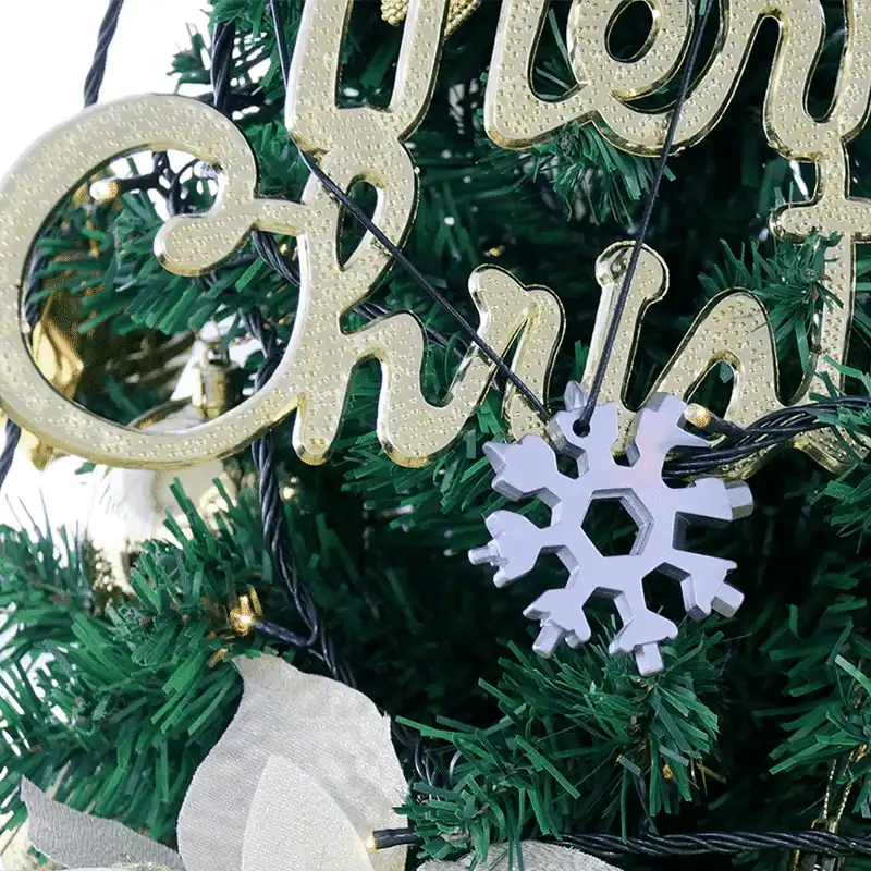 Amenitee 18-i-1 rustfrit stål snefnug multiværktøj