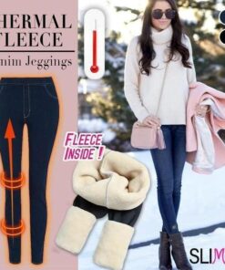Thermal Fleece Denim Jeggings