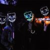 Halloween Led ansigtsmaske