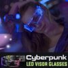 Cyberpunk LED visirbriller