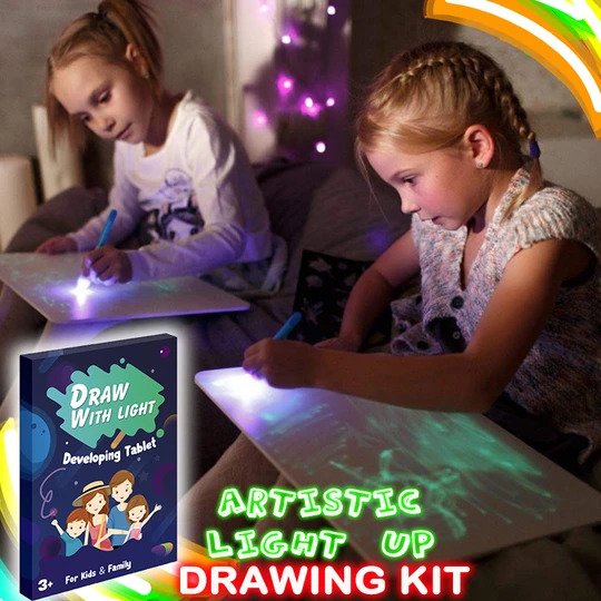 Kunstnerisk Light Up Tegnesæt