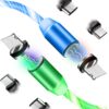 Glødende LED magnetisk ladekabel