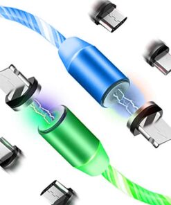 Glødende LED magnetisk ladekabel