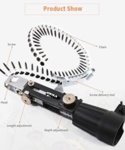Elektrisk borekæde sømpistoladapter