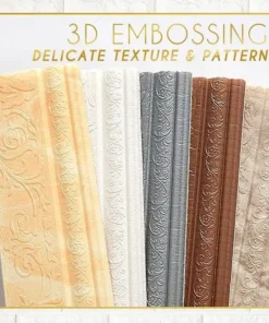 3D prægede vægkantliste