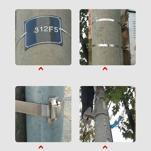 100 STK Multi-Purpose låsekabel Metal lynlåse - Image 2