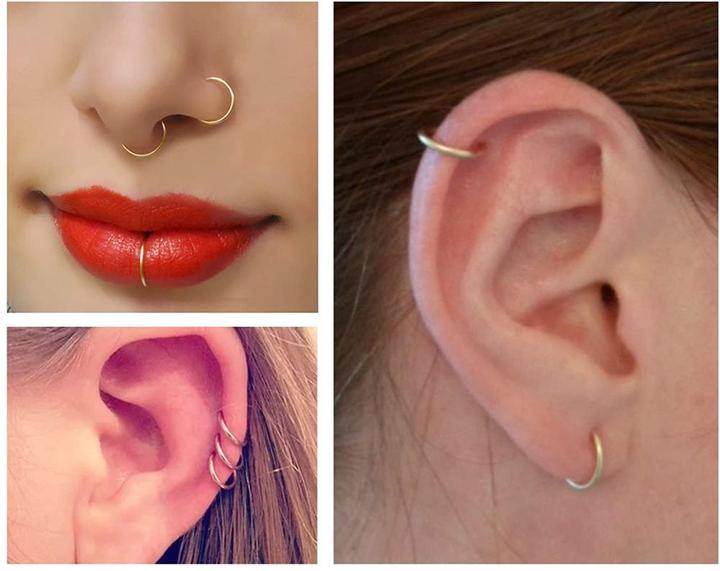 Ikke-piercing Septum Hoop - Image 2