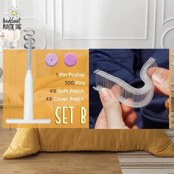 Sengetøj Plast Tag Pin Kit - Image 2