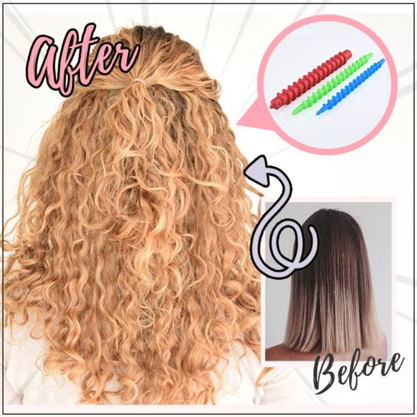 Heatless Bouncy Tight Curlers - Image 2
