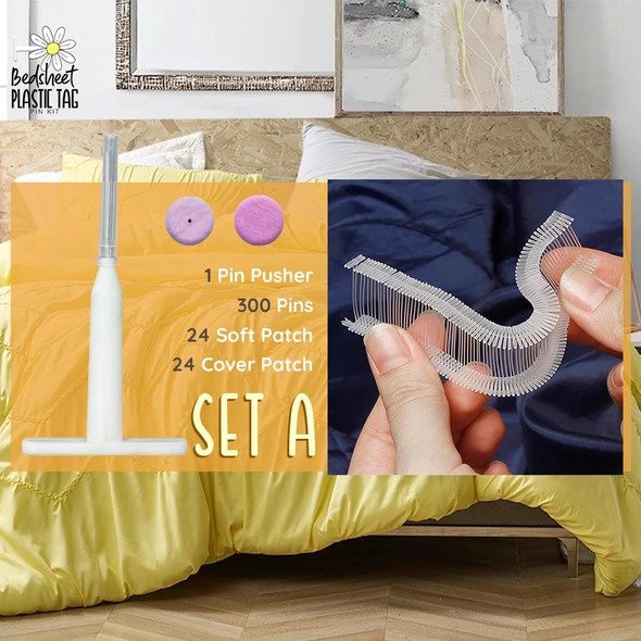 Sengetøj Plast Tag Pin Kit - Image 3