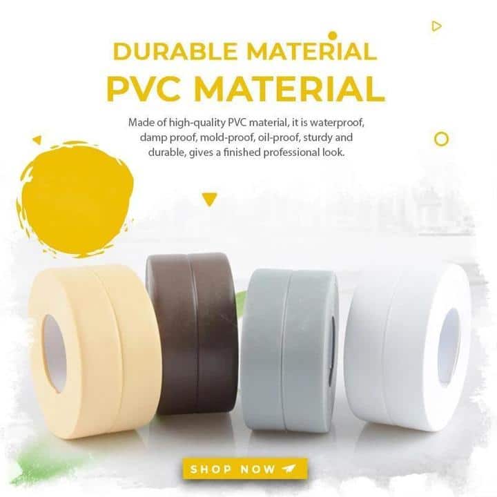 Vandtæt reparationstape til badekar badeværelse køkken - Image 3