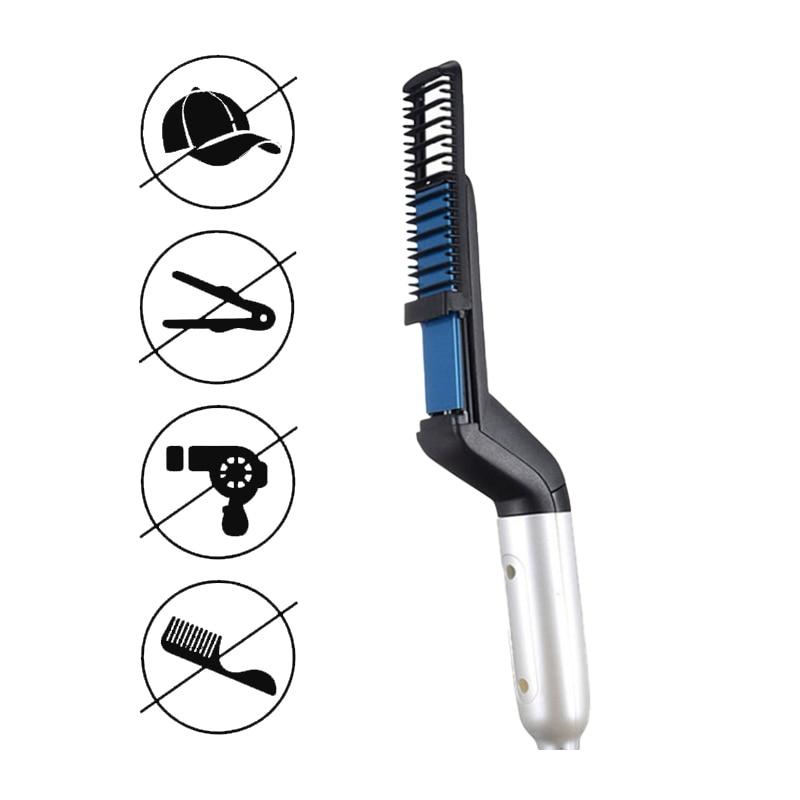 Multifunktionel hårkam skægglattejern - Image 4