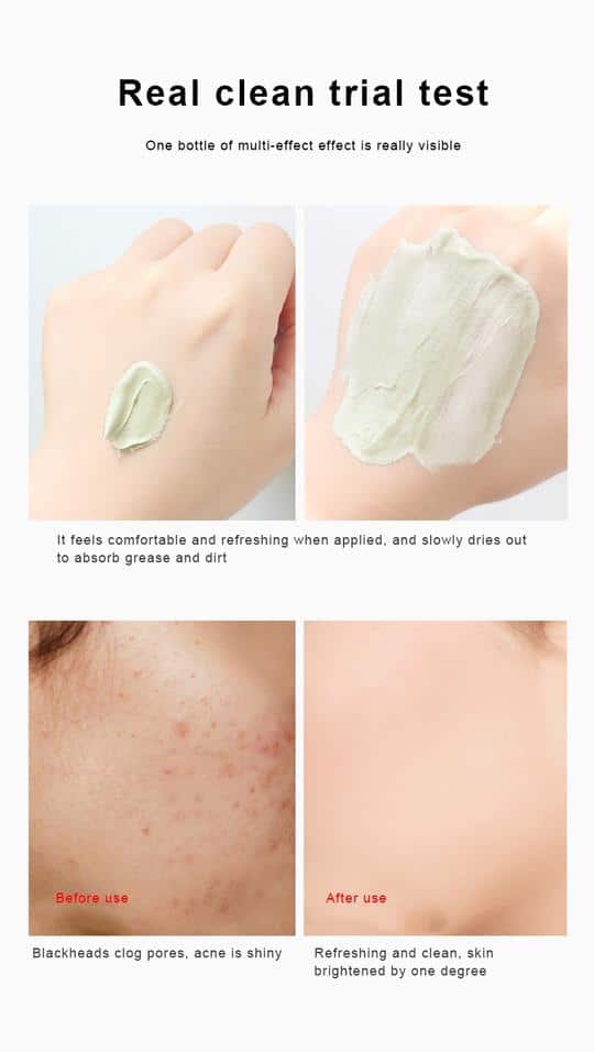 Grøn te kølende rensende muddermaske - Image 5