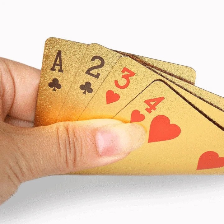 24k guldfolie ved at spille poker - Image 6