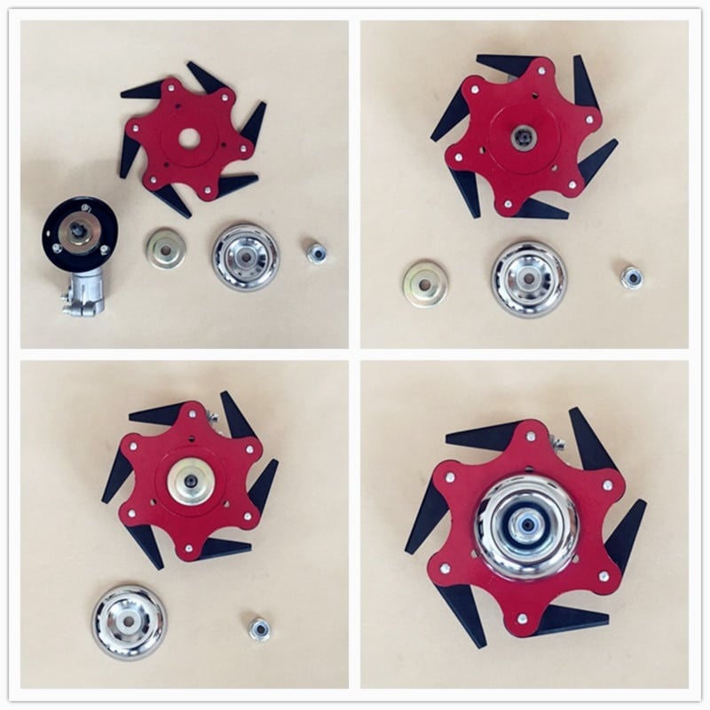 6 stål barberknive Trimmerhoved - Image 6