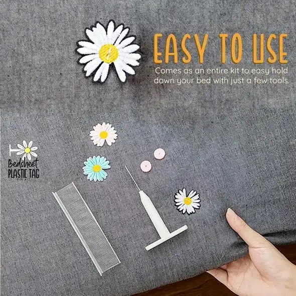 Sengetøj Plast Tag Pin Kit - Image 7