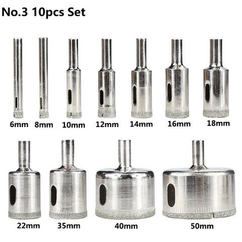 Glas flise marmor hul borebit sæt - Image 8