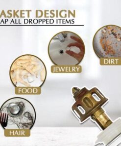 Anti-tilstopning pop-up drænfilter