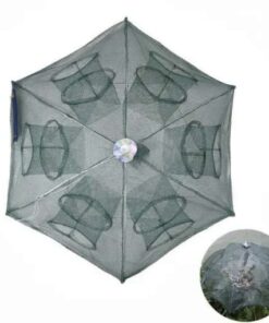 Automatisk sammenfoldelig fiskefælde