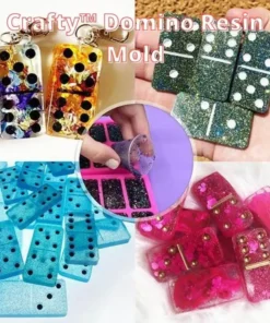 Sparkly Domino Resin Form