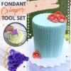 Fondant Decor Crimper Værktøjssæt (10 stk.)