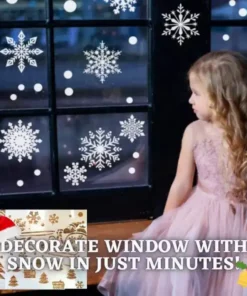 InstaDecor Christmas Snow Spray Stencils (5 stk)