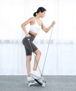 Mini stepper med modstandsbånd