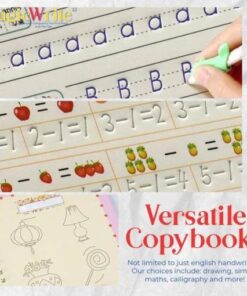 MagicWrite genanvendelig kalligrafi-øvelsesbog og pennesæt