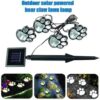 Solar Bear Claw Lawn Light
