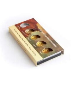 Stjerneklar guld akvareller 5 sæt