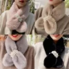 Winter Diamond Faux Fur Wrap tørklæde